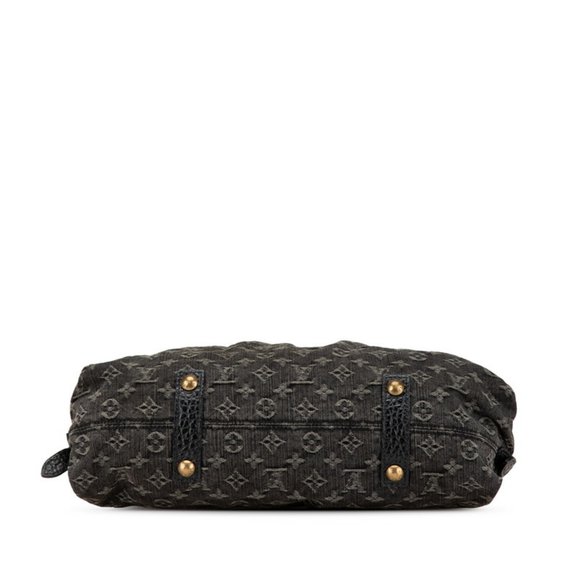 LOUIS VUITTON Black Monogram Leather Shoulder Bag - Picture 3 of 10